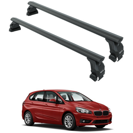 Bmw 2 Series Active Tourer 2014-2021 Oluksuz Üst Tavan Portbagaj Taşıyıcı Ara Atkısı Toros Serisi Pro 4 Siyah