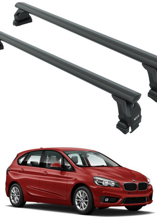 Bmw 2 Series Active Tourer 2014-2021 Oluksuz Üst Tavan Portbagaj Taşıyıcı Ara Atkısı Toros Serisi Pro 4 Siyah