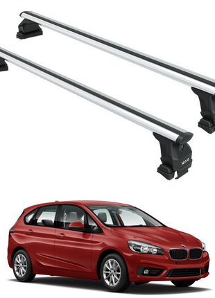 Bmw 2 Series Active Tourer 2014-2021 Oluksuz Üst Tavan Portbagaj Taşıyıcı Ara Atkısı Toros Serisi Pro 4 Gri