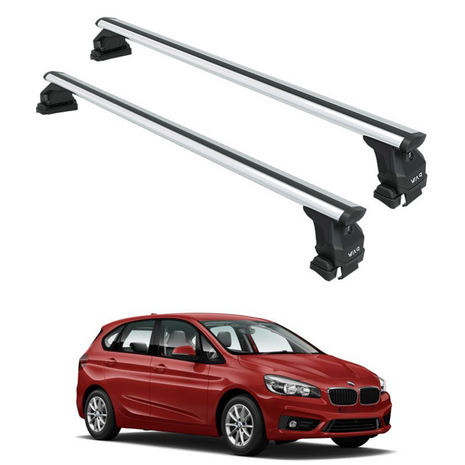Bmw 2 Series Active Tourer 2014-2021 Oluksuz Üst Tavan Portbagaj Taşıyıcı Ara Atkısı Toros Serisi Pro 4 Gri