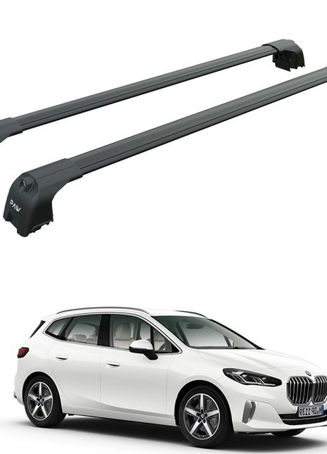 Bmw 2 Active Tourer F46 2022-2025 Portbagaj Taşıyıcı Ara Atkisi - Ara Çubuk Paw Pro 2 Siyah