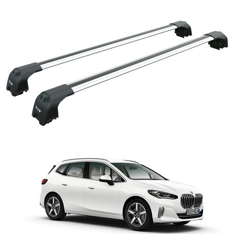 Bmw 2 Active Tourer F46 2022-2025 Portbagaj Taşıyıcı Ara Atkisi - Ara Çubuk Paw Pro 2 Gri