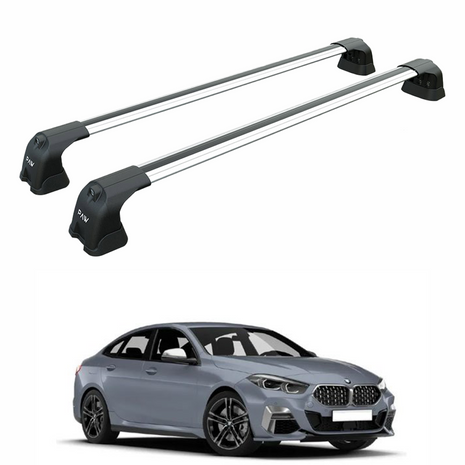 Bmw 2 Gran Coupe F44 2020-2025 Portbagaj Taşıyıcı Ara Atkı Aparatı Paw Pro 3 Gri