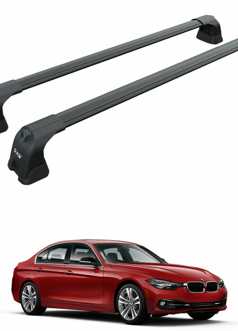 Bmw 3 Sedan F30 2011-2018 Roof Rack Cross Bar Fix Point Siyah