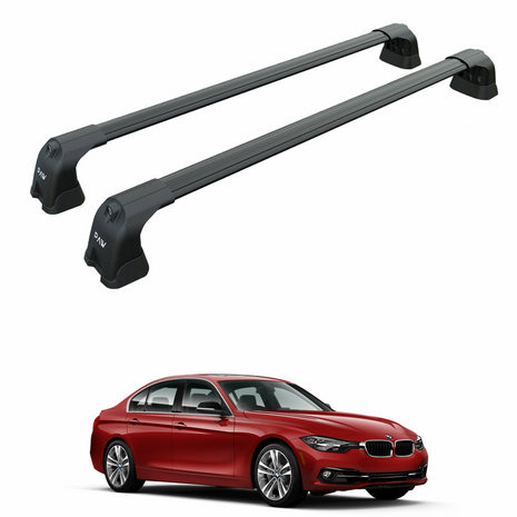 Bmw 3 Sedan F30 2011-2018 Roof Rack Cross Bar Fix Point Siyah