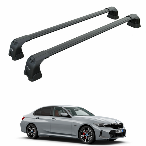 Bmw 3 Sedan G20 2018-2025 Portbagaj Taşıyıcı Ara Atkı Aparatı Paw Pro 3 Siyah