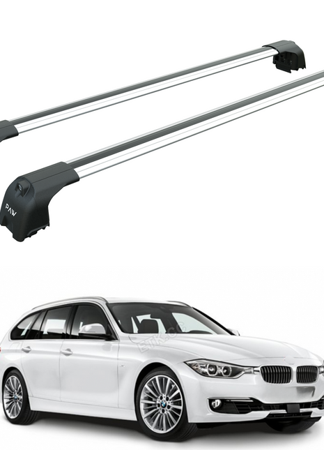 Bmw 3 Touring F31 2012-2019 Portbagaj Taşıyıcı Ara Atkisi - Ara Çubuk Paw Pro 2 Gri