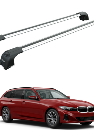 Bmw 3 Touring G21 2022-2025 Portbagaj Taşıyıcı Ara Atkisi - Ara Çubuk Paw Pro 2 Gri