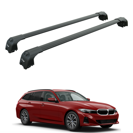 Bmw 3 Touring G21 2022-2025 Portbagaj Taşıyıcı Ara Atkisi - Ara Çubuk Paw Pro 2 Siyah