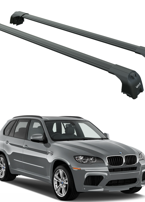 Bmw X5 E70 2007-2014 Portbagaj Taşıyıcı Ara Atkisi - Ara Çubuk Paw Pro 2 Siyah