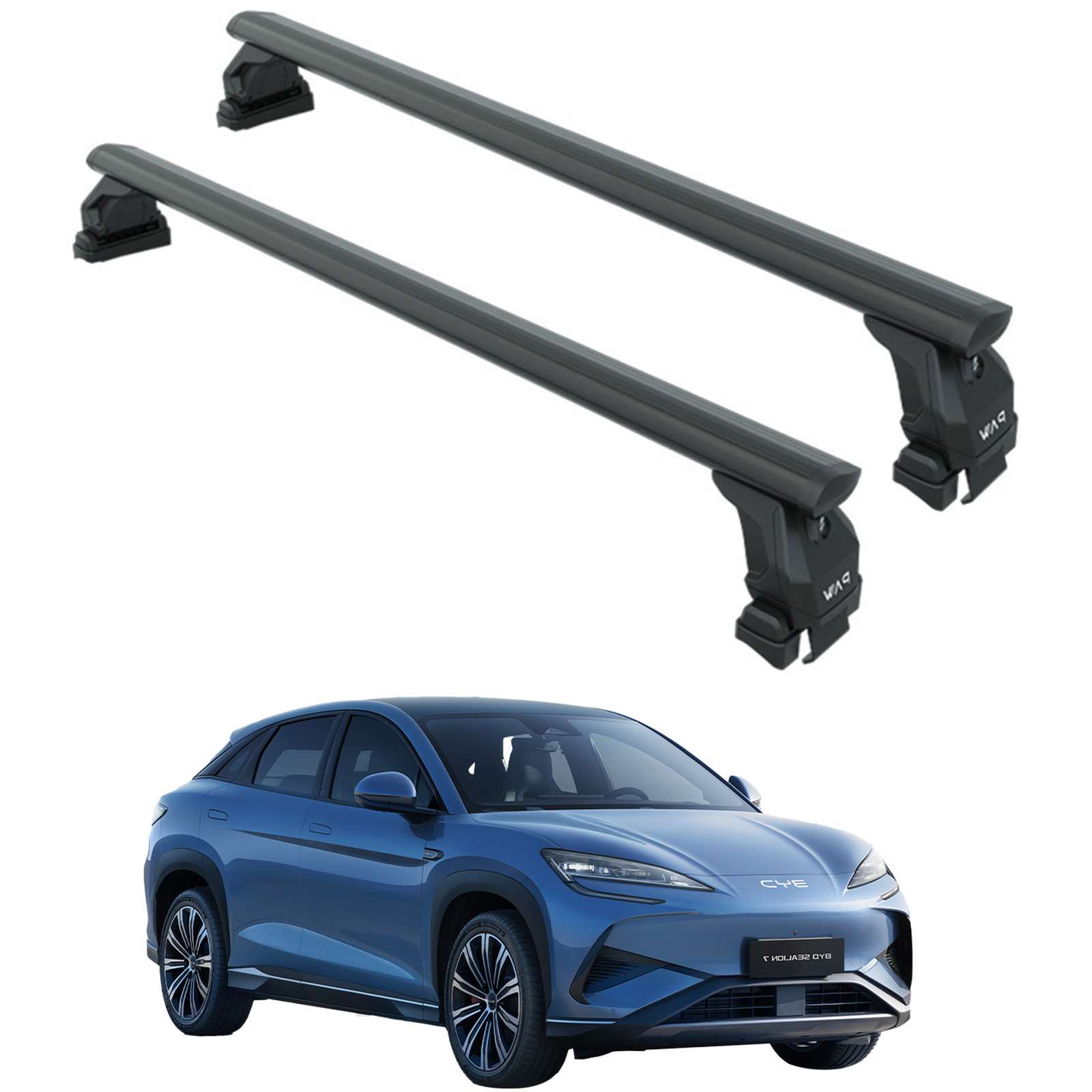 Byd SEALION 7 Tavan Portbagaj Taşıyıcı Ara Atkısı Toros Serisi Pro 4, Siyah