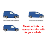 Mercedes Citan 2012-2021 Araç Üstü Alüminyum Tavan Yan Rayları Plus Serisi - Siyah