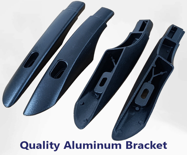 Volkswagen Transporter T5 2003-2015 Uzun Şase Araç Üstü Alüminyum Tavan Yan Rayları Plus Serisi Baggage Luggage Rack Rail Port - Gri