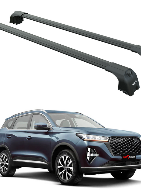 Chery Tiggo 7 Pro 2022-2025 Portbagaj Taşıyıcı Ara Atkisi - Ara Çubuk Paw Pro 2 Siyah