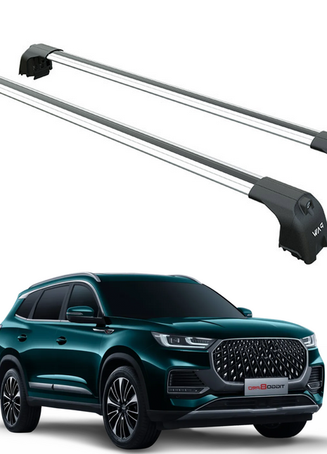 Chery Tiggo 8 Pro 2022-2025 Portbagaj Taşıyıcı Ara Atkisi - Ara Çubuk Paw Pro 2 Gri