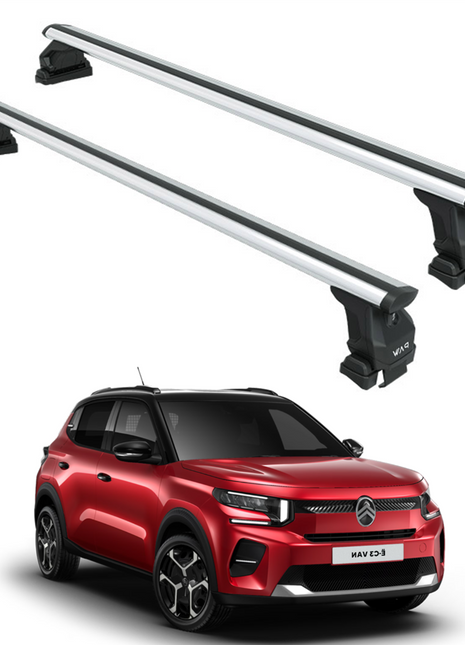 Citroen E-C3 Oluksuz Üst Tavan Portbagaj Taşıyıcı Ara Atkısı Toros Serisi Pro 4 Gri