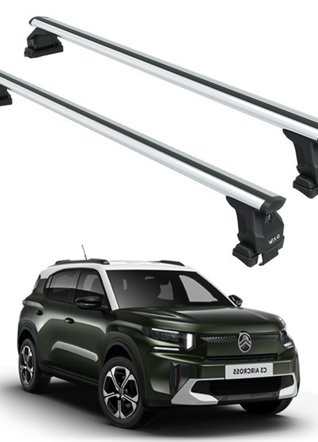 Citroen C3 Aircross Oluksuz Üst Tavan Portbagaj Taşıyıcı Ara Atkısı Toros Serisi Pro 4 Gri