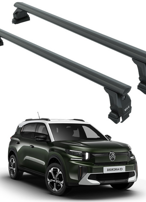 Citroen C3 Aircross Oluksuz Üst Tavan Portbagaj Taşıyıcı Ara Atkısı Toros Serisi Pro 4 Siyah