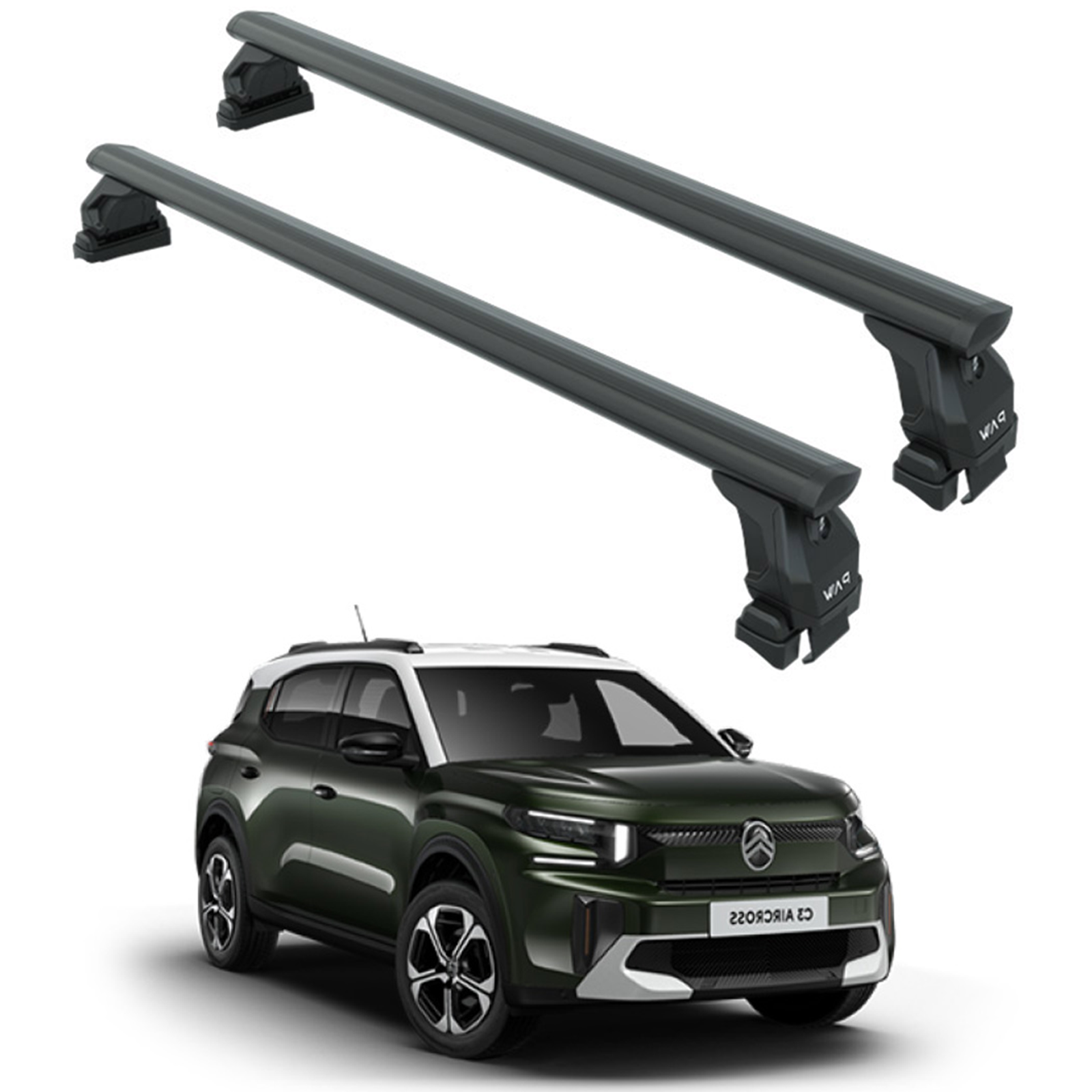 Citroen C3 Aircross Oluksuz Üst Tavan Portbagaj Taşıyıcı Ara Atkısı Toros Serisi Pro 4 Siyah