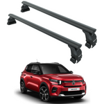 Citroen E-C3 Oluksuz Üst Tavan Portbagaj Taşıyıcı Ara Atkısı Toros Serisi Pro 4 Siyah