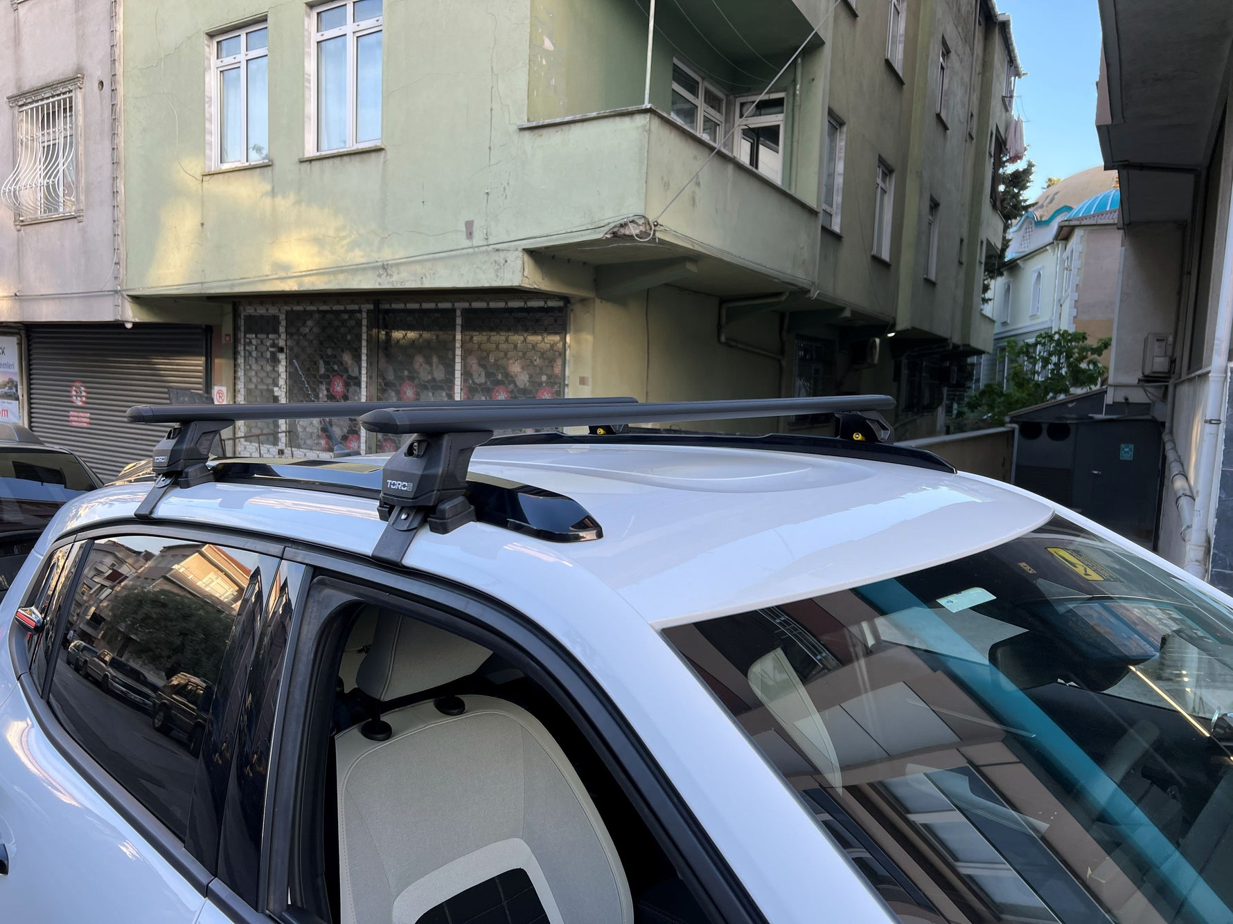 Citroen E-C3 Oluksuz Üst Tavan Portbagaj Taşıyıcı Ara Atkısı Toros Serisi Pro 4 Gri