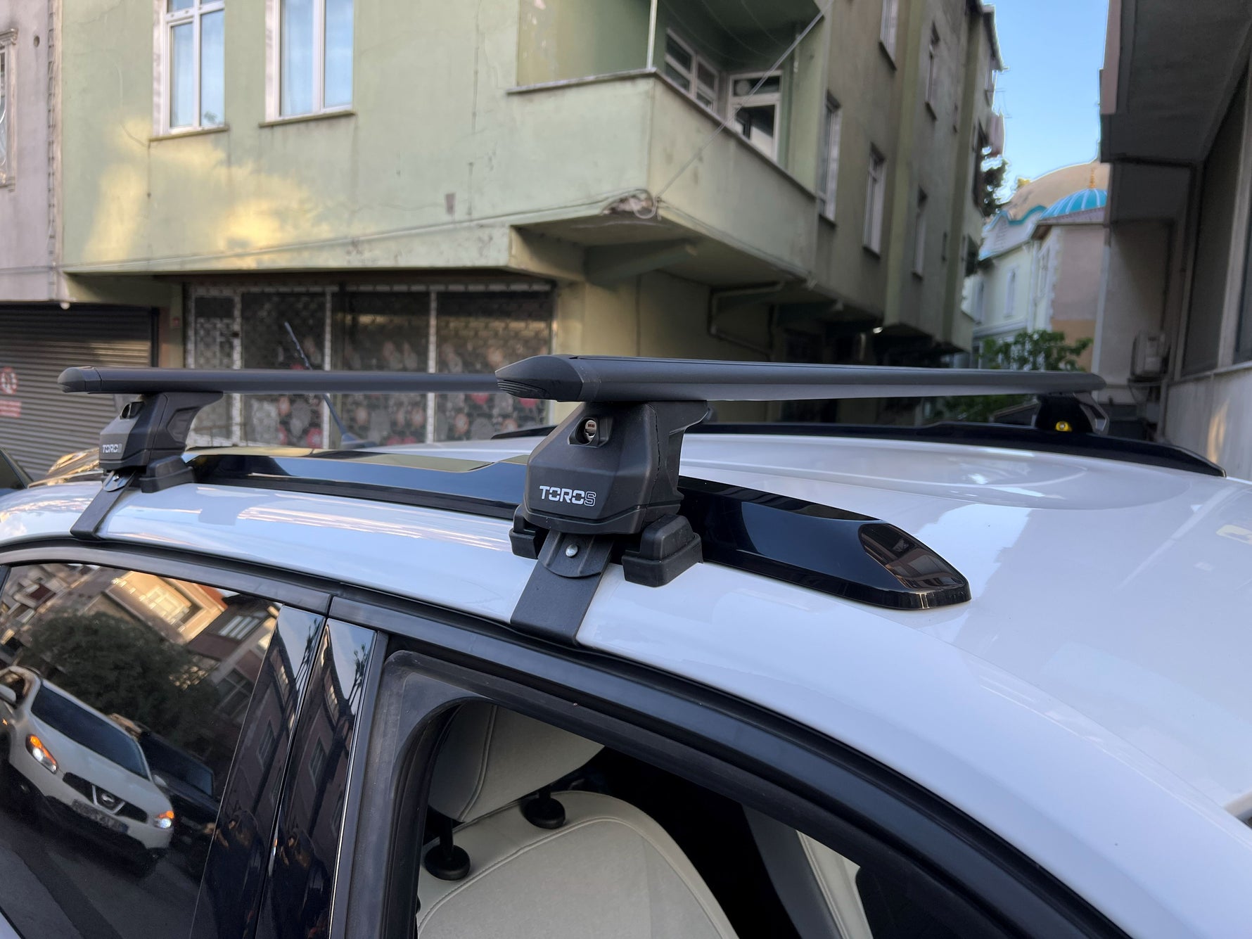 Citroen E-C3 Oluksuz Üst Tavan Portbagaj Taşıyıcı Ara Atkısı Toros Serisi Pro 4 Gri