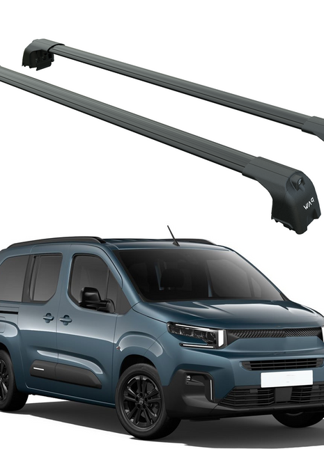 Citroen Berlingo 2023-2025 Portbagaj Taşıyıcı Ara Atkisi - Ara Çubuk Paw Pro 2 Siyah