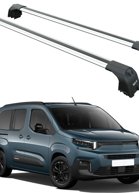 Citroen Berlingo 2023-2025 Portbagaj Taşıyıcı Ara Atkisi - Ara Çubuk Paw Pro 2 Gri