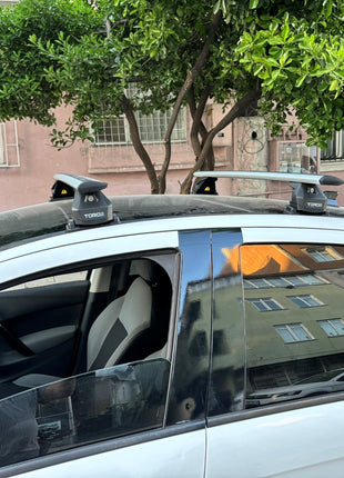 Citroen C3 A51 2009-2016 Tavan Taşıyıcı Ara Barlar – Vidalı Montaj, Toros Fix Pro, Siyah