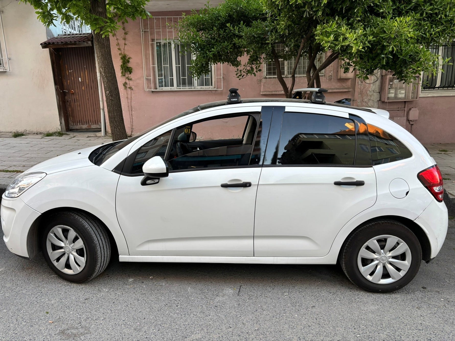 Citroen C3 A51 2009-2016 Tavan Taşıyıcı Ara Barlar – Vidalı Montaj, Toros Fix Pro, Gri