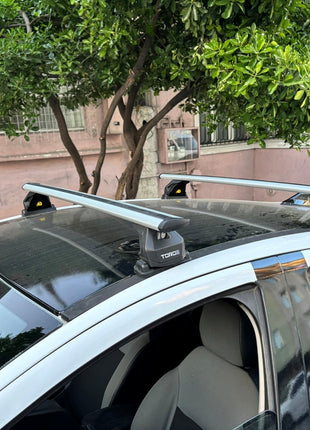 Citroen C3 A51 2009-2016 Tavan Taşıyıcı Ara Barlar – Vidalı Montaj, Toros Fix Pro, Siyah