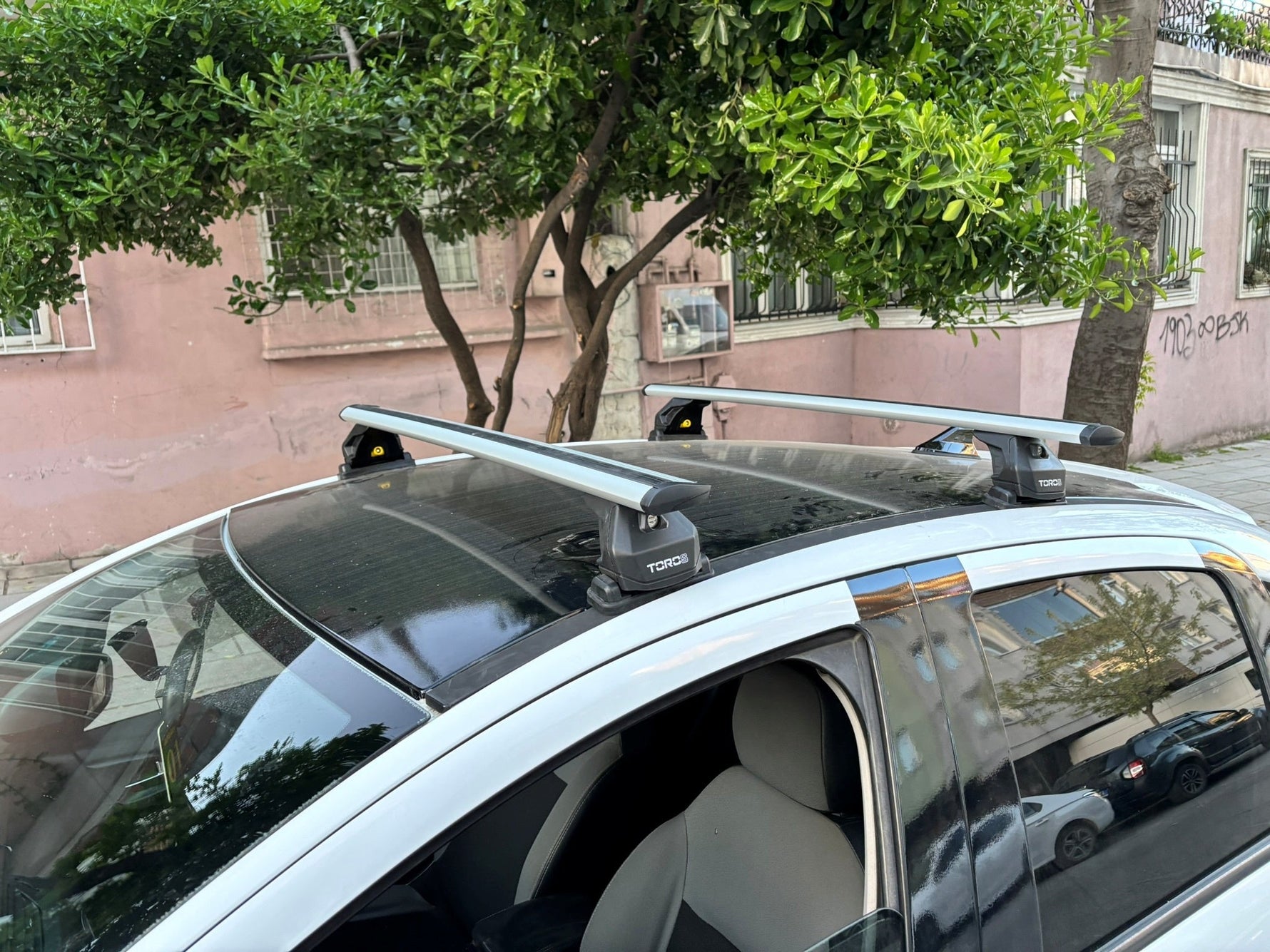 Citroen C3 A51 2009-2016 Tavan Taşıyıcı Ara Barlar – Vidalı Montaj, Toros Fix Pro, Gri