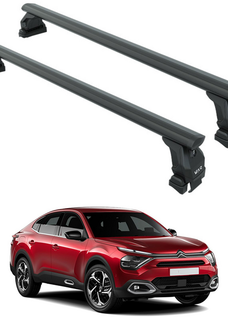 Citroen C4X 2022-2025 Oluksuz Üst Tavan Portbagaj Taşıyıcı Ara Atkısı Toros Serisi Pro 4 Siyah