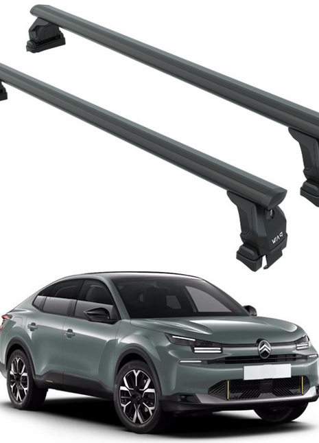 Citroen C4 2020-2025 Oluksuz Üst Tavan Portbagaj Taşıyıcı Ara Atkısı Paw Pro 4 Serisi Siyah