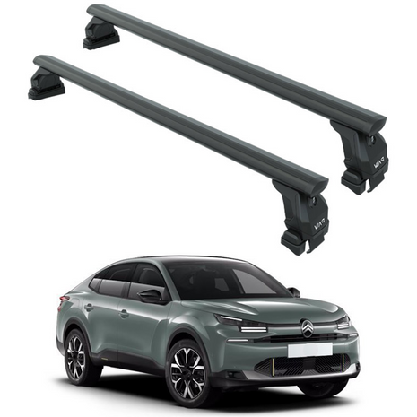 Citroen C4 2020-2025 Oluksuz Üst Tavan Portbagaj Taşıyıcı Ara Atkısı Paw Pro 4 Serisi Siyah