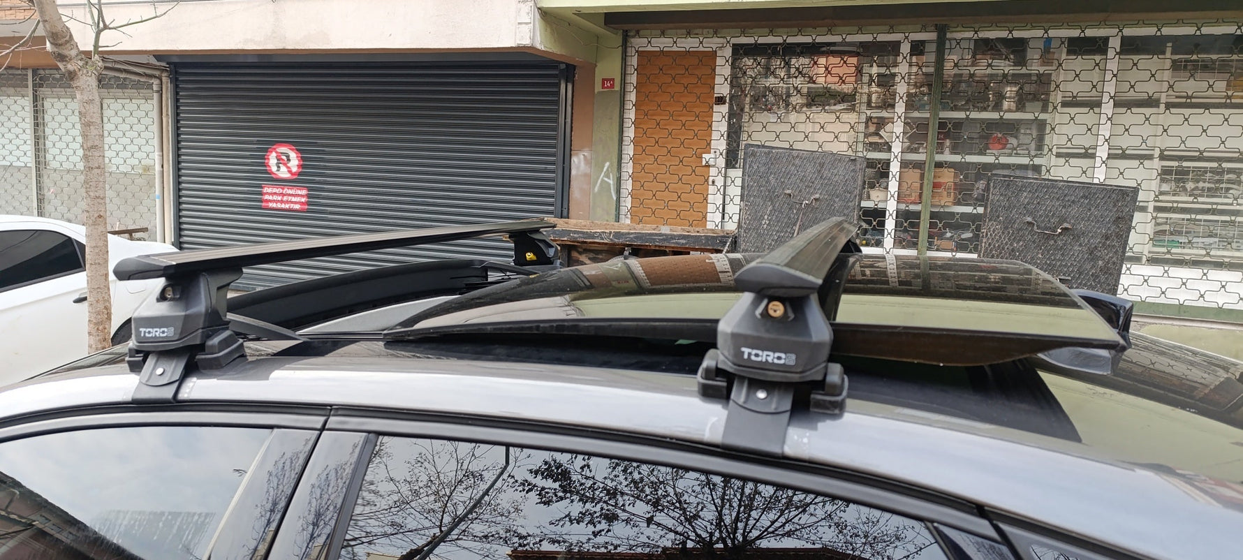 Citroen C4 2020-2025 Oluksuz Üst Tavan Portbagaj Taşıyıcı Ara Atkısı Toros Serisi Pro 4 Gri