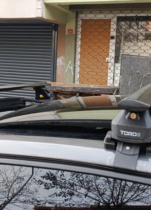 Citroen C4X 2022-2025 Oluksuz Üst Tavan Portbagaj Taşıyıcı Ara Atkısı Toros Serisi Pro 4 Gri