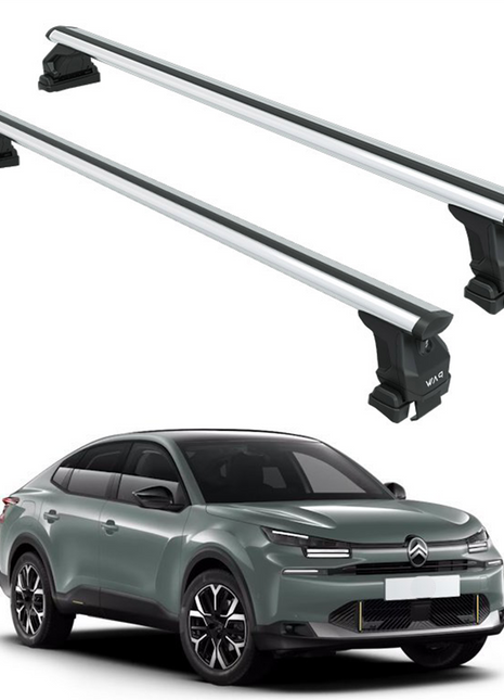 Citroen C4 2020-2025 Oluksuz Üst Tavan Portbagaj Taşıyıcı Ara Atkısı Toros Serisi Pro 4 Gri