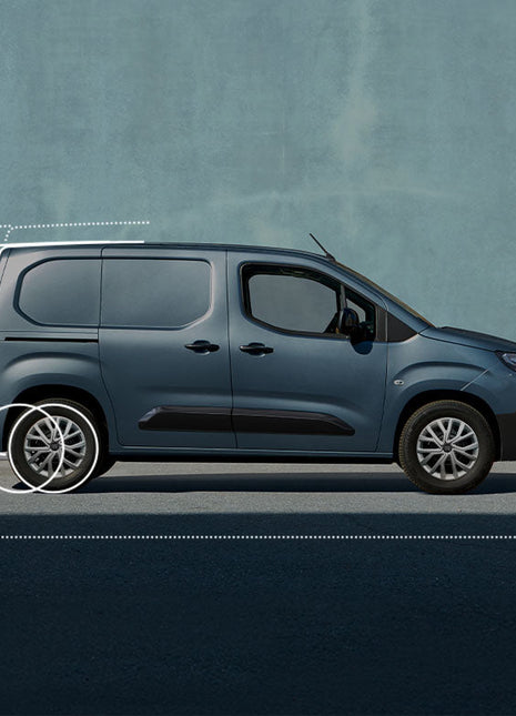 Fiat Doblo Maxi (2022-2025) Alüminyum Tavan Rayları, Plus Serisi - Gri