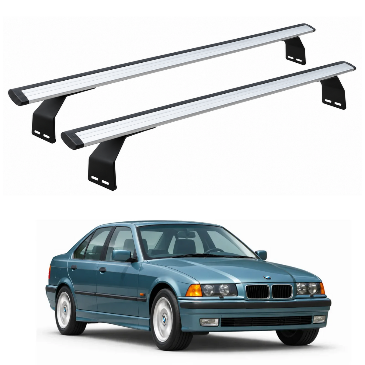 BMW 3 Serisi Sedan E36 1991-1998 Fix Point Tavan Ara Atkısı, Gri