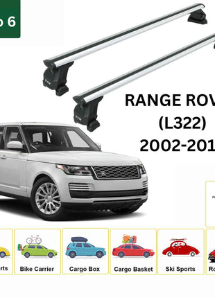 Land Rover Range Rover (L405) Tavan Taşıyıcı Ara Barlar – Vidalı Montaj, Toros Fix Pro, 2012-2021 Gri