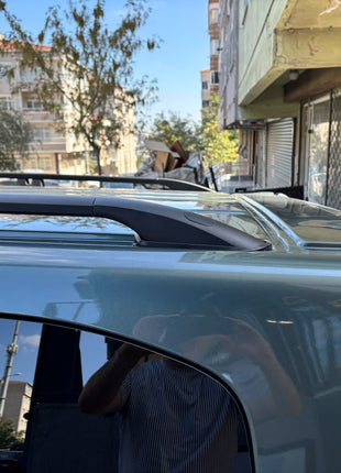 Fiat Ulysse Araç Üstü Alüminyum Tavan Yan Rayları Plus Serisi - Gri