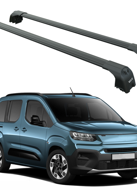 Fiat Doblo 2023-2025 Portbagaj Taşıyıcı Ara Atkisi - Ara Çubuk Paw Pro 2 Siyah