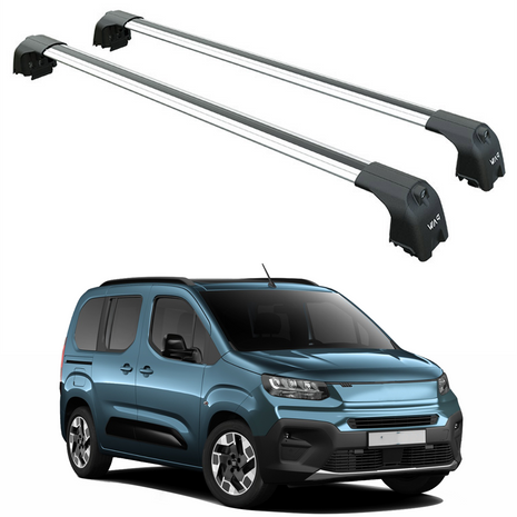 Fiat Doblo 2023-2025 Portbagaj Taşıyıcı Ara Atkisi - Ara Çubuk Paw Pro 2 Gri