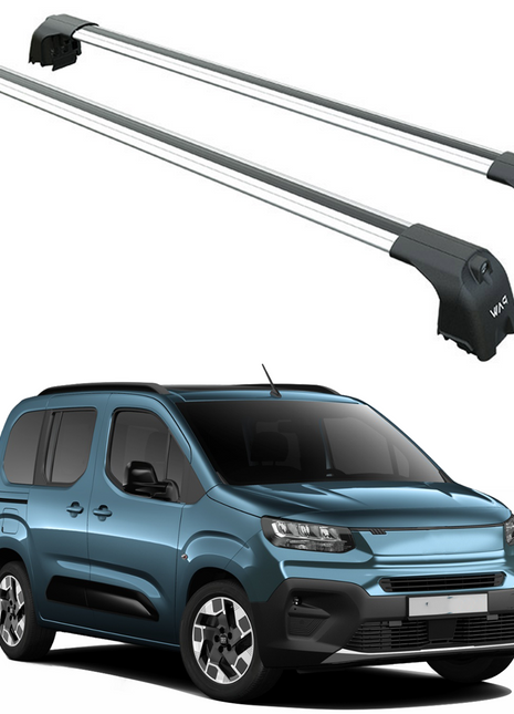 Fiat Doblo 2023-2025 Portbagaj Taşıyıcı Ara Atkisi - Ara Çubuk Paw Pro 2 Gri