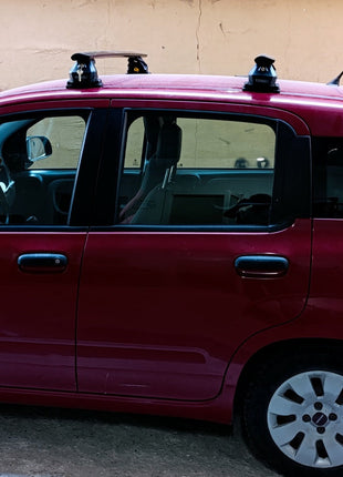 Fitting Roof Racks, Roof Boxes or Roof Bike Racks Compatible with Fiat Panda 319 Siyah 2012- Onwards