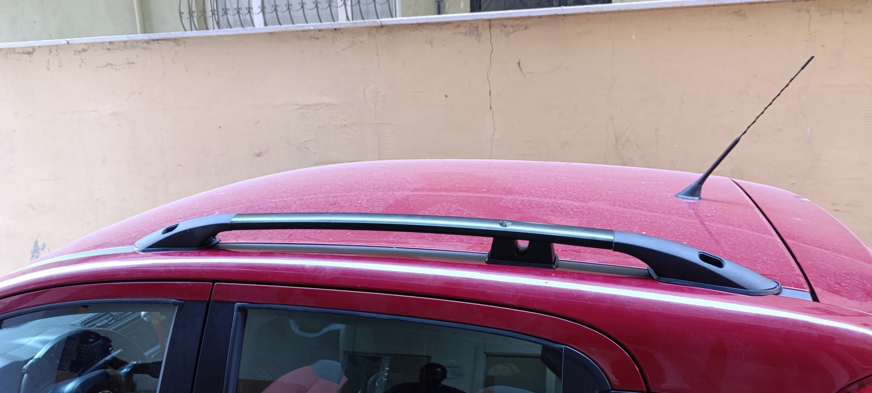 Fiat Panda 319 2011-2025 Araç Üstü Alüminyum Tavan Yan Rayları Plus Serisi - Siyah