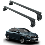Fiat Egea 2015–2025 Oluksuz Üst Tavan Portbagaj Taşıyıcı Ara Atkısı Toros Serisi Pro 4 Siyah
