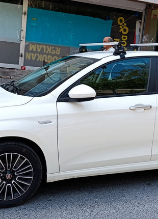 Fiat Egea 2015–2025 Oluksuz Üst Tavan Portbagaj Taşıyıcı Ara Atkısı Toros Serisi Pro 4 Siyah