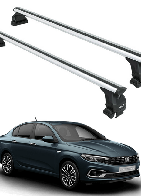 Fiat Egea 2015–2025 Oluksuz Üst Tavan Portbagaj Taşıyıcı Ara Atkısı Paw Serisi Pro 4 Gri